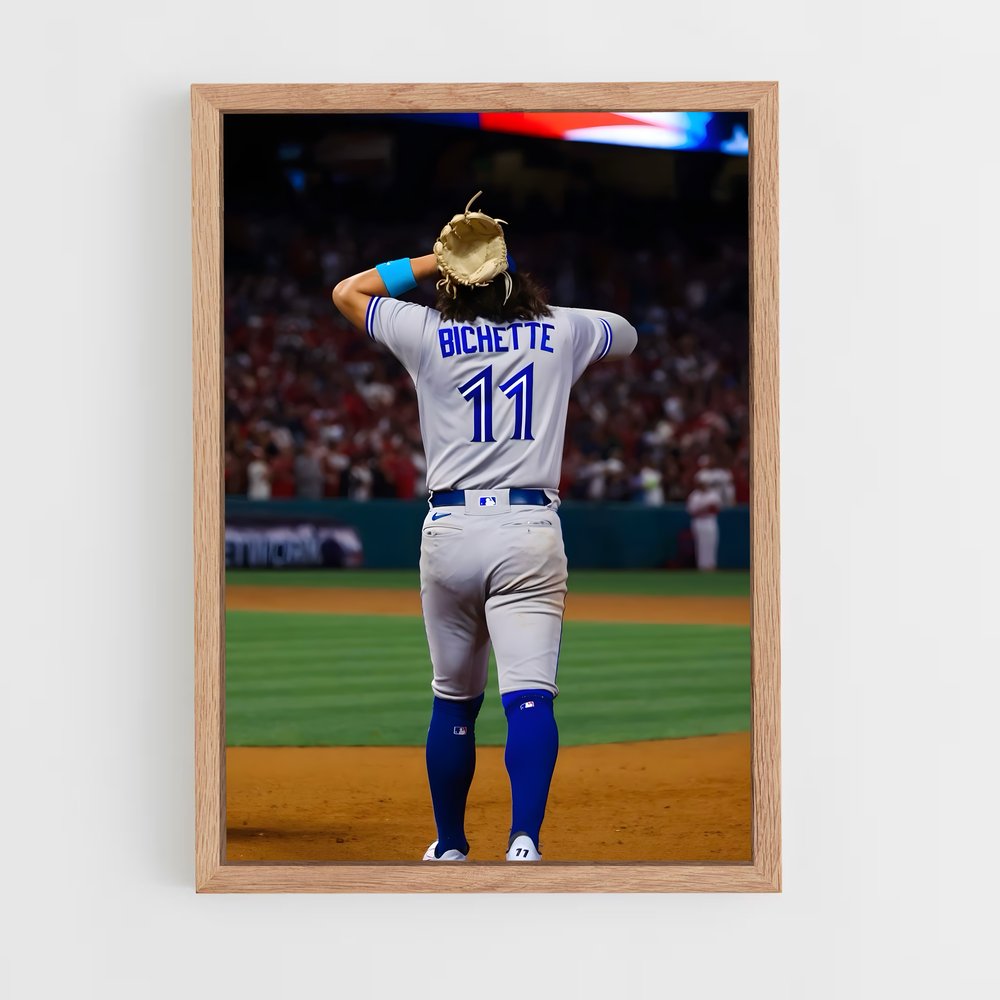Poster bichette terrain – affiche Baseball (vue 4)